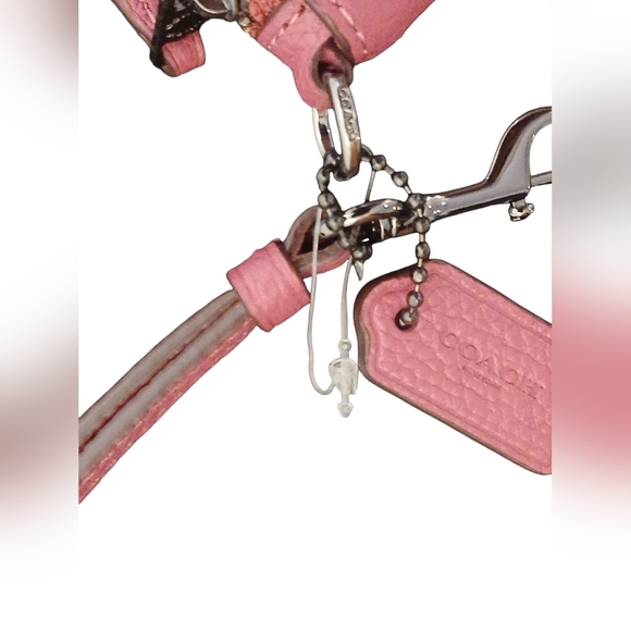 Coach - NWOT - Raspberry Colored Clutch Purse, Zippered Closure, 2 Pockets... - Picture 6 of 16